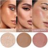 Picture of FALOCUTUS 3 Pcs MEDIUM Contour Stick Set,Cream Blush & Highlighter Bronzer Pen,Long Lasting & Smooth Natural Face Contouring Illuminator,Professional Makeup Kit for All Skin