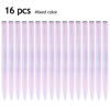 Picture of KGBFASS Colored Clip in Hair Extensions Long Straight Colorful Hair Pieces Synthetic Rainbow Hairpieces for Kids (16pcs)