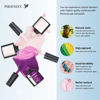 Picture of PHOENIXY 24 PCS Gel Nail Polish Kit，Blue Colors Gel Nail Polish Set with Base Glossy Matte Top Coat Purple Pink Nail Polish Set