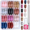 Picture of Teenitor Press on Nails,288PCS Matte Press on Nails Medium Length, Acrylic Fake Nails Full Cover, Ballerina Coffin Press on Nails,Glitter Press On False Nails