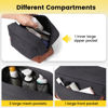 Picture of Vorspack Large Toiletry Bag Hanging Dopp Kit for Men Water Resistant Canvas Shaving Bag with Large Capacity for Travel - Dark Grey