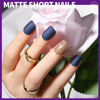 Picture of Teenitor Short Press on Nails, 312pcs French Nail Manicure Kit, False Nails with Design, French Tip Nails Extra Short Square Nails Press ons