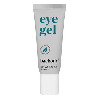Picture of Baebody Critically Acclaimed Eye Gel - Advanced Cooling Under Eye Cream For Dark Circles and Puffiness - Anti Aging and Hydrating - Beauty Gifts for Women, Travel Size (15 ml/0.5 fl oz)