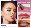 Picture of Oulac Moisture Mauve Pink Lip Gloss - 2 in 1 Shimmer Lipstick & Lip Balm, Long Lasting Hydrating, Juicy & Glossy finish, Smooth for Dry, Cracked and Chapped Lips, Vegan 2.2g/0.07oz (S04)