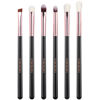 Picture of Eye Makeup Brush Set, 6 Pcs Professional Blending Eyeshadow Makeup Brushes for Concealer Eyebrows Eyeliner, Soft Hairs & Wood Handle (black and rose gold)…
