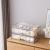 Picture of ZHIAI Stackable Storage Drawer, 2 Piece Acrylic Organiser for Cosmetics and Beauty Products, Suitable for Dressers, Bathrooms, Cabinets, Storage Rooms, Bedrooms and Home Organisers