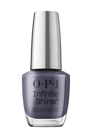 Picture of OPI Infinite Shine Less is Norse | Opaque Dark Blue Crème Long Wear Gel Like Nail Polish | Vegan, Long Lasting, Streak Free