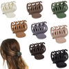 Picture of 1.6" Matte Medium Double Row Teeth Hair Clips for Women - Strong Hold Jaw Clamps for Thin, Fine & Thick Hair