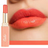 Picture of Oulac Moisturizing Shine Orange Red Lipstick for Women - 2 in 1 Orange Red Glossy Tinted Lip Balm, Hydrating Winter Lipstick for Dry Lips,Shine Juicy Finish Vegan 2.2g/0.07oz (12)