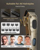 Picture of Hair Clippers for Men Professional, Cordless Hair Clippers for Hair Cutting, Mens Clippers and Trimmers Set, Electric Hair Trimmer for Men with Package Box