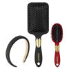 Picture of Conair Velvet Touch Hair Brush Set - Includes Paddle hair brush -curly hair brush - hair brushes for women - detangler brush - travel hair brush with bonus headband