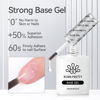 Picture of Born Pretty Gel Nail Polish No Wipe Base Gel Coat,15ml for Gel Nail Polish Soak Off LED Nail Lamp Gel Base Gel Upgraded Formula Long-Lasting DIY Home and Nail Salon