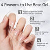 Picture of Born Pretty Gel Nail Polish No Wipe Base Gel Coat,15ml for Gel Nail Polish Soak Off LED Nail Lamp Gel Base Gel Upgraded Formula Long-Lasting DIY Home and Nail Salon