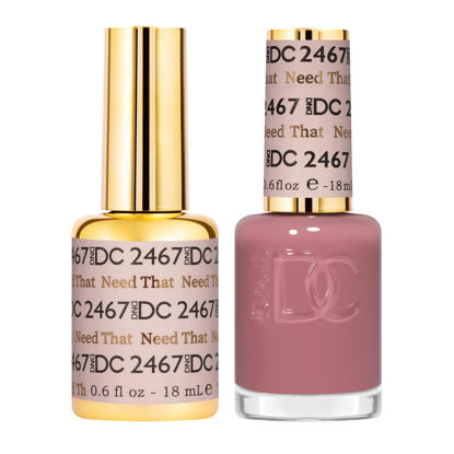 Picture of DND Gel DC Sheer Polish Set - 1 each of Gel Polish and Nail Polish, Need That, 0.5 Fl Oz
