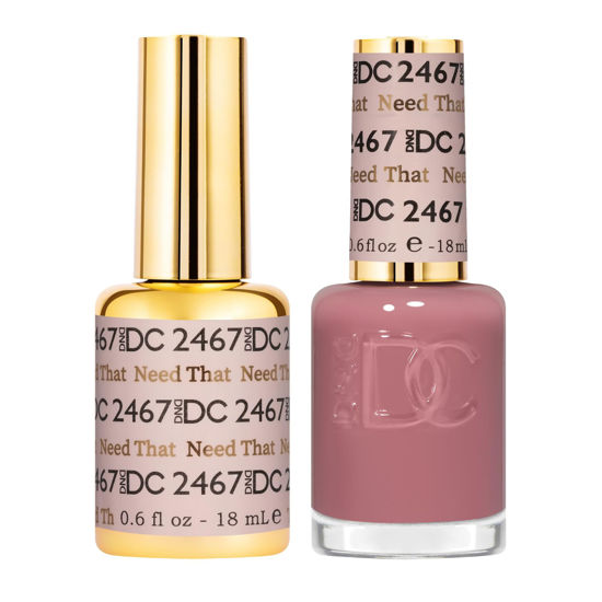 Picture of DND Gel DC Sheer Polish Set - 1 each of Gel Polish and Nail Polish, Need That, 0.5 Fl Oz