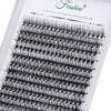 Picture of Fenshine Cluster LashesIndividual Lashes Wide Stem 0.07D 20D Curl 17mm Length DIY Eyelash Extension Individual Soft False Lashes for Personal Use at Home