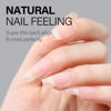 Picture of AILLSA Short Coffin Nail Tips 450pcs Soft Gel Full Cover Nail Tips Matte Pre-filed Press On False Nails Tips Fake Extension Gelly Nail Tips for Acrylic Nails Professional With Gift Box （15 Sizes）