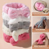 Picture of Teenitor 5 Pack Spa Headband for Washing Face, Girls Makeup Headband, Bow Tie Hair Band, Microfiber Women Skincare Headbands, Cosmestic Facial Sports Yoga Elastic Headband