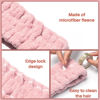 Picture of Chuangdi 3 Pieces Terry Cloth Elastic Headbands for Women - Makeup, Face Washing, Yoga, Sports, Shower (Pink, Green, Brown)