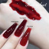 Picture of Cherry Red Nail Polish, 12ml Red Quick Dry Nail Lacquer for Nail Art Varnish, 0.41 fl oz