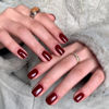 Picture of Cherry Red Nail Polish, 12ml Red Quick Dry Nail Lacquer for Nail Art Varnish, 0.41 fl oz