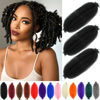 Picture of Marley Twist Braiding Hair 12 Inch 3 Packs, Springy Afro Twist Hair Pre Fluffed Spring Twist Hair Pre Separated Wrapping Hair for Soft Locs Hair Extensions (12 Inch (Pack of 3), 1B#)