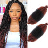 Picture of Afro Twist Hair 30 Inch 2 Packs, Springy Afro Twist Hair Pre Fluffed Spring Twist Hair Pre Stretched Wrapping Hair for Soft Locs Hair Extensions (30 Inch (Pack of 2), 1B/350#)