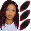Picture of Springy Afor Twist Hair 24 Inch 3 Packs Pre Fluffed Spring Twist Hair Pre Separated Wrapping Hair for Soft Locs Hair Extensions (24 Inch (Pack of 3), 1B/Bug#)
