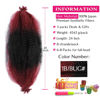 Picture of Springy Afor Twist Hair 24 Inch 3 Packs Pre Fluffed Spring Twist Hair Pre Separated Wrapping Hair for Soft Locs Hair Extensions (24 Inch (Pack of 3), 1B/Bug#)