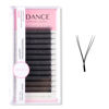 Picture of TDANCE YY Lash Extensions C Curl 0.05mm Thickness Volume Extension 4D Fans 11mm YY Lashes Long Lasting Easy Application Lashes Premade Fans Matte Black Lashes(YY, C-0.05,11mm)