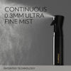 Picture of FLAIROSOL Spray Bottle for Hair, Continuous Spray Bottle with 0.3MM Ultra Fine Mist, Water Mister Spray Bottle for Hairstyling, Cleaning, Plants, Pets, 10.1oz/300ml, Black Bottle, Gold Print