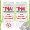 Picture of 2-PACK Thai Crystal Deodorant Salt Stone - Clinically Tested, Dermatologist Approved - Natural Unscented for Women Men & Teens