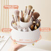 Picture of 360° Rotate Makeup Brush Holder Organizer, Makeup Organizers Countertop, Makeup organization and Skincare Storage for Vanity, Desktop, Bathroom (White)