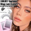 Picture of Lash CLusters Wispy Eyelash Clusters Natural Lash Extensions C Curl zanlufly Individual Lashes DIY Eyelash Extensions at Home Mix Length Cluster Lashes (180Pcs,8-16MM)