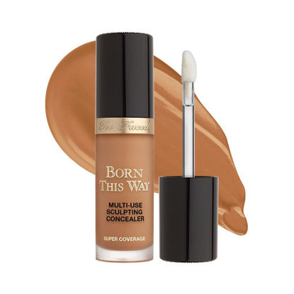 Picture of Too Faced Born This Way Super Coverage Multi-Use Concealer Full Size | Oil Free, Long Lasting + Hydrating, 0.46 Fl Oz, Caramel