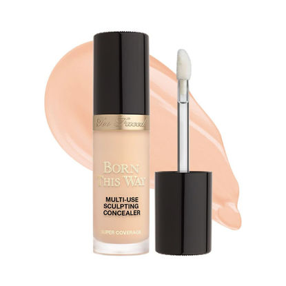 Picture of Too Faced Born This Way Super Coverage Multi-Use Concealer Full Size | Oil Free, Long Lasting + Hydrating, 0.46 Fl Oz, Marshmallow