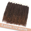 Picture of Goddess Box Braids Crochet Hair With Curly Ends 18 Inch Bohomian Box Braids Crochet Braids 8 Packs 3X Crochet Braids Synthetic Braiding Hair Extension for Black Women (18 Inch (Pack of 8), T1B 30)