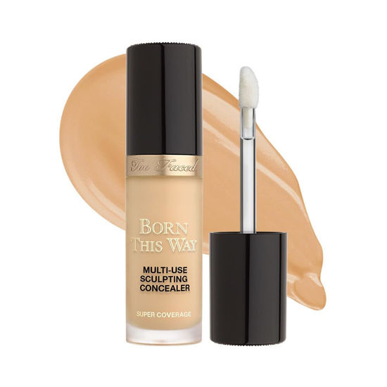 Picture of Too Faced Born This Way Super Coverage Multi-Use Concealer | Oil Free, Long Lasting + Hydrating, Full Size, 0.46 Fl Oz, Golden Beig