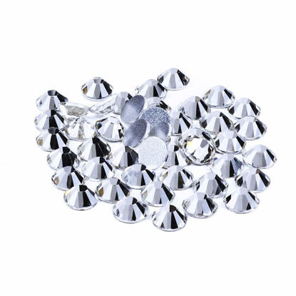 Picture of Flat Back Rhinestones ss10 2880 pcs 20 Gross, Non hotfix Rhinestone Clear Crystal Glitter gems, Bing Glass Glue fix Stone for Nail Art Clothes,Shoes,DIY Crafts deacorations