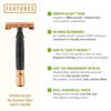 Picture of VIKINGS BLADE Double Edge Safety Razor for Men + 5 Swedish Steel Blades + Luxury Case. Smooth, Reusable, Eco-Friendly (Chieftain “Odin”)