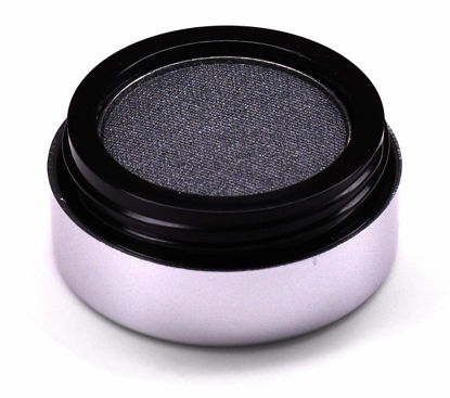 Picture of Pure Ziva Graphite Grey Navy Smokey Shimmering Pressed Powder Single Vegan Eyeshadow; Talc, Paraben & Cruelty Free