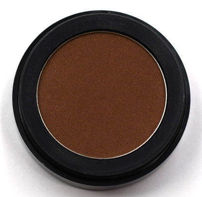 Picture of Pure Ziva Brazilian Brown Cinnamon Chestnut Bronze Pressed Powder Single Vegan Eyeshadow; Talc, Paraben & Cruelty Free