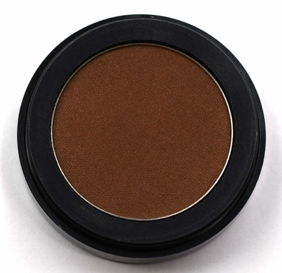 Picture of Pure Ziva Brazilian Brown Cinnamon Chestnut Bronze Pressed Powder Single Vegan Eyeshadow; Talc, Paraben & Cruelty Free