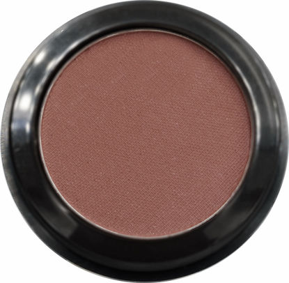 Picture of Pure Ziva Warm Plum Matte Dark Mauve Purple Red Pressed Powder Single Vegan Eyeshadow; Talc, Paraben & Cruelty Free