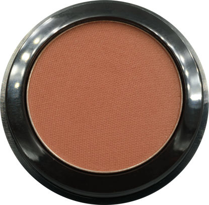 Picture of Pure Ziva Root Beer Matte Deep Bronze Red Brown Pressed Powder Single Vegan Eyeshadow; Talc, Paraben & Cruelty Free