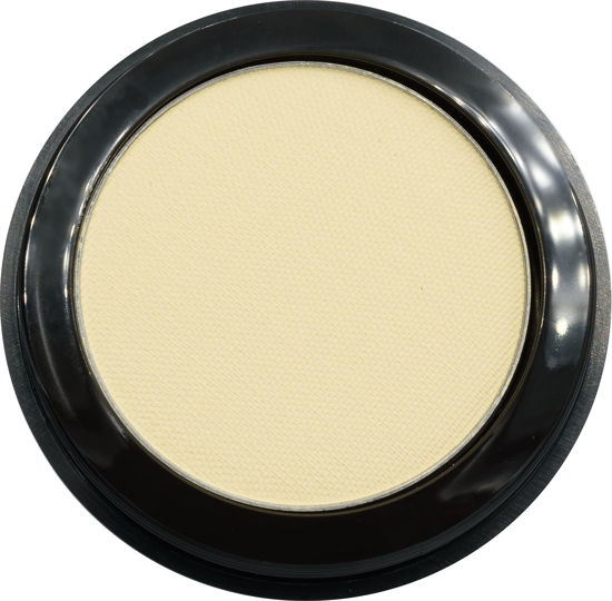 Picture of Pure Ziva Banana Creme Matte Yellow Gold Opaque Beige Pressed Powder Single Vegan Eyeshadow; Talc, Paraben & Cruelty Free
