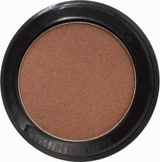 Picture of Pure Ziva Copper Glaze Light Bronze Dark Pink Shimmering Pressed Powder Single Vegan Eyeshadow; Talc, Paraben & Cruelty Free