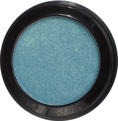 Picture of Pure Ziva Caribbean Sea Shimmering Turquoise Teal Green Blue Ocean Pressed Powder Single Vegan Eyeshadow; Talc, Paraben & Cruelty Free