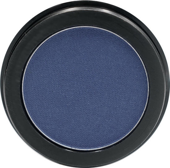 Picture of Pure Ziva Matte Cerulean Cobalt Deep Royal Navy Blue Pressed Powder Single Vegan Eyeshadow; Talc, Paraben & Cruelty Free
