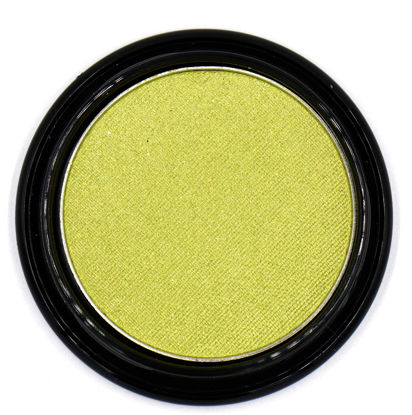 Picture of Pure Ziva Chartreuse Bright Neon Yellow Green Shimmer Pressed Powder Single Vegan Eyeshadow; Talc, Paraben & Cruelty Free
